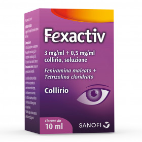 Fexactiv*collirio 10 Ml 0,3 Mg/ml + 0,5 Mg/ml