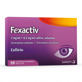 Fexactiv*10 Monod Collirio 0,5 Ml 0,3 Mg/ml + 0,5 Mg/ml