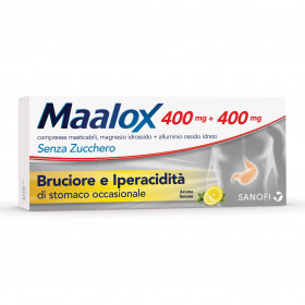Maalox*30 Cpr Mast 400 Mg + 400 Mg Senza Zucchero Aroma Frutti Rossi