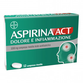 Aspirinaact Dolore E Infiammazione*12 Cpr Riv 1.000 Mg