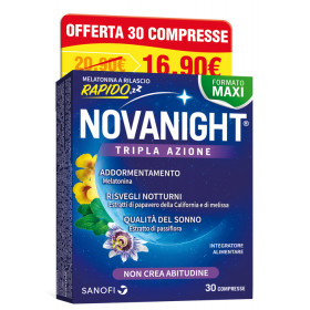 Novanight 30 Compresse Rilascio Radido Promo