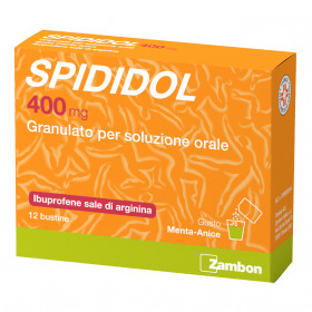 Spididol*orale Grat 12 Bust 400 Mg Aroma Cola Limone