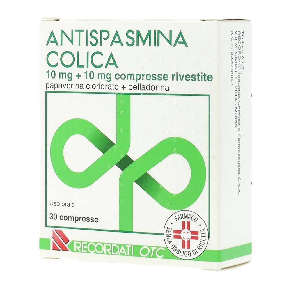 ANTISPASMINA COLICA*30 cpr riv 10 mg + 10 mg