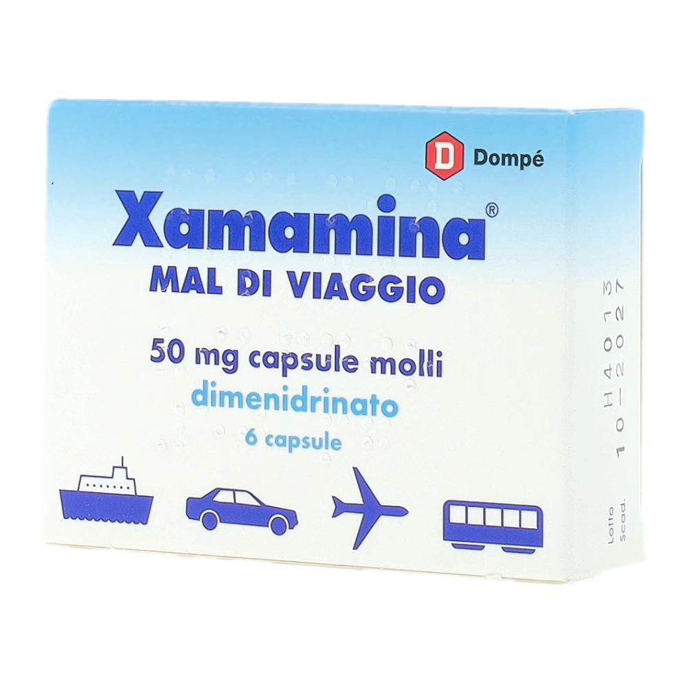 XAMAMINA MAL DI VIAGGIO*6 cps molli 50 mg