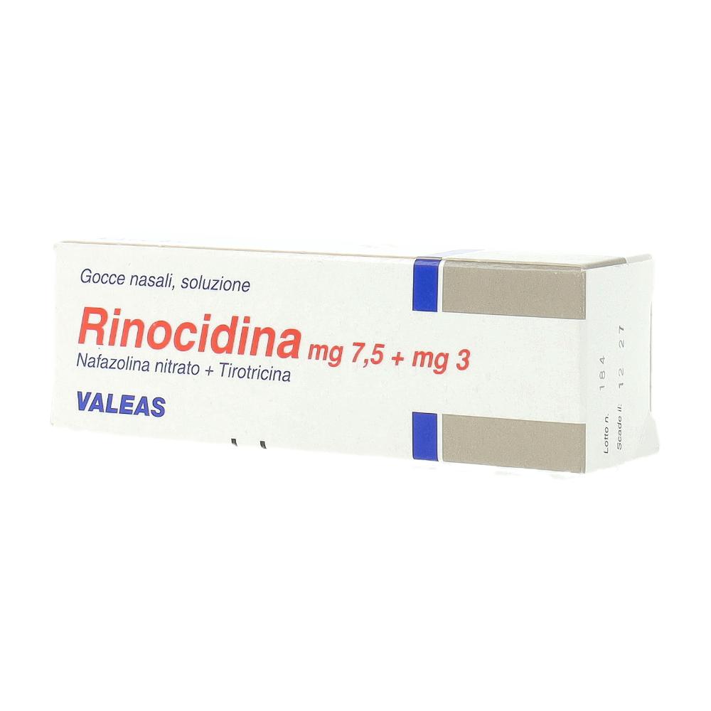 RINOCIDINA*gocce nasali 15 ml 7,5 mg + 3 mg