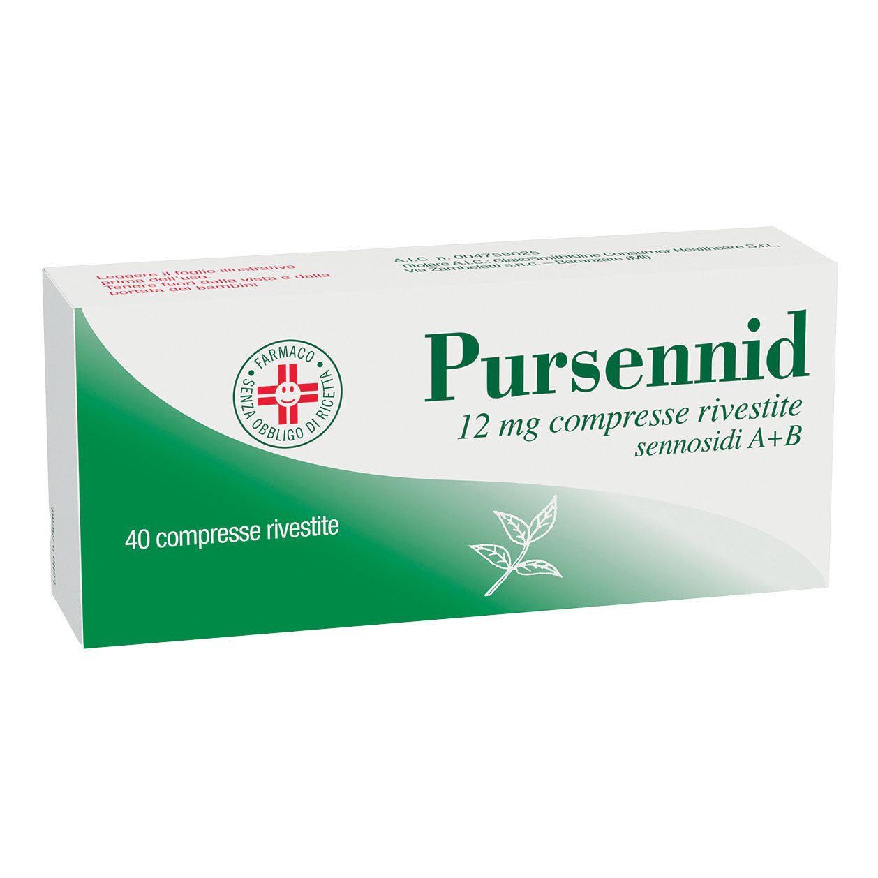 PURSENNID*40 cpr riv 12 mg