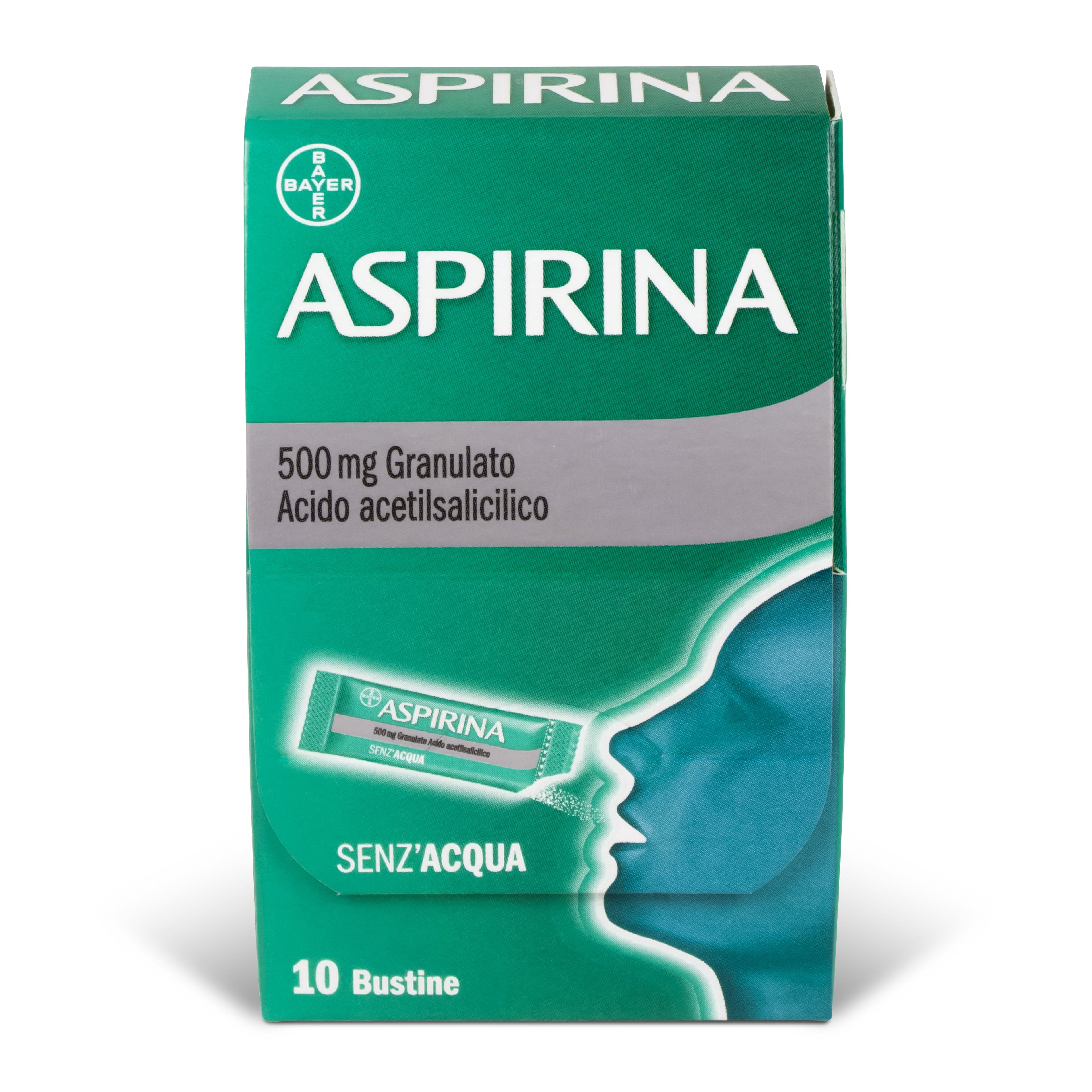 ASPIRINA*10 bust grat 500 mg