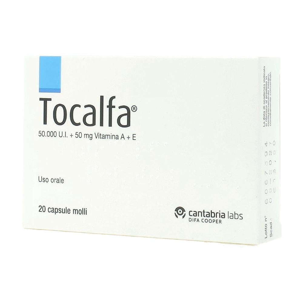 TOCALFA*20 cps molli 50.000 UI+ 50 mg