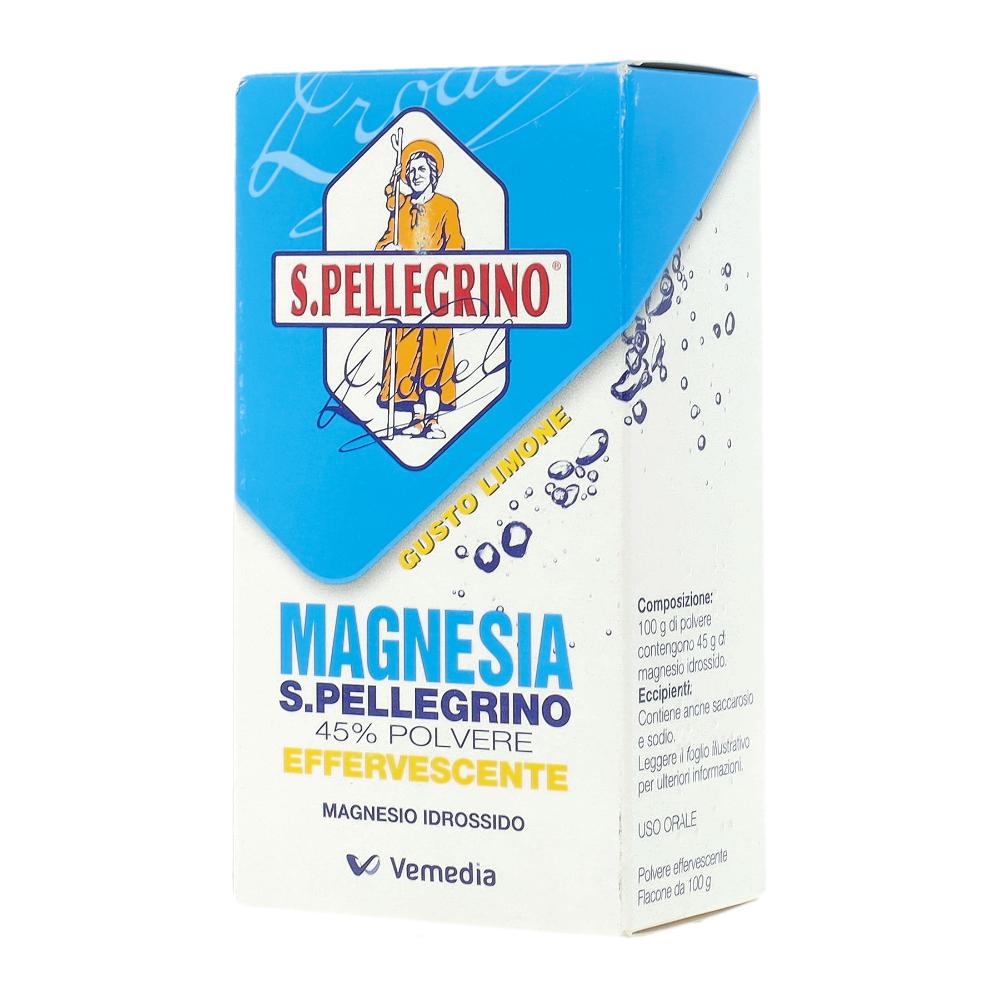 MAGNESIA SAN PELLEGRINO*orale polv eff limone 100 g 45%