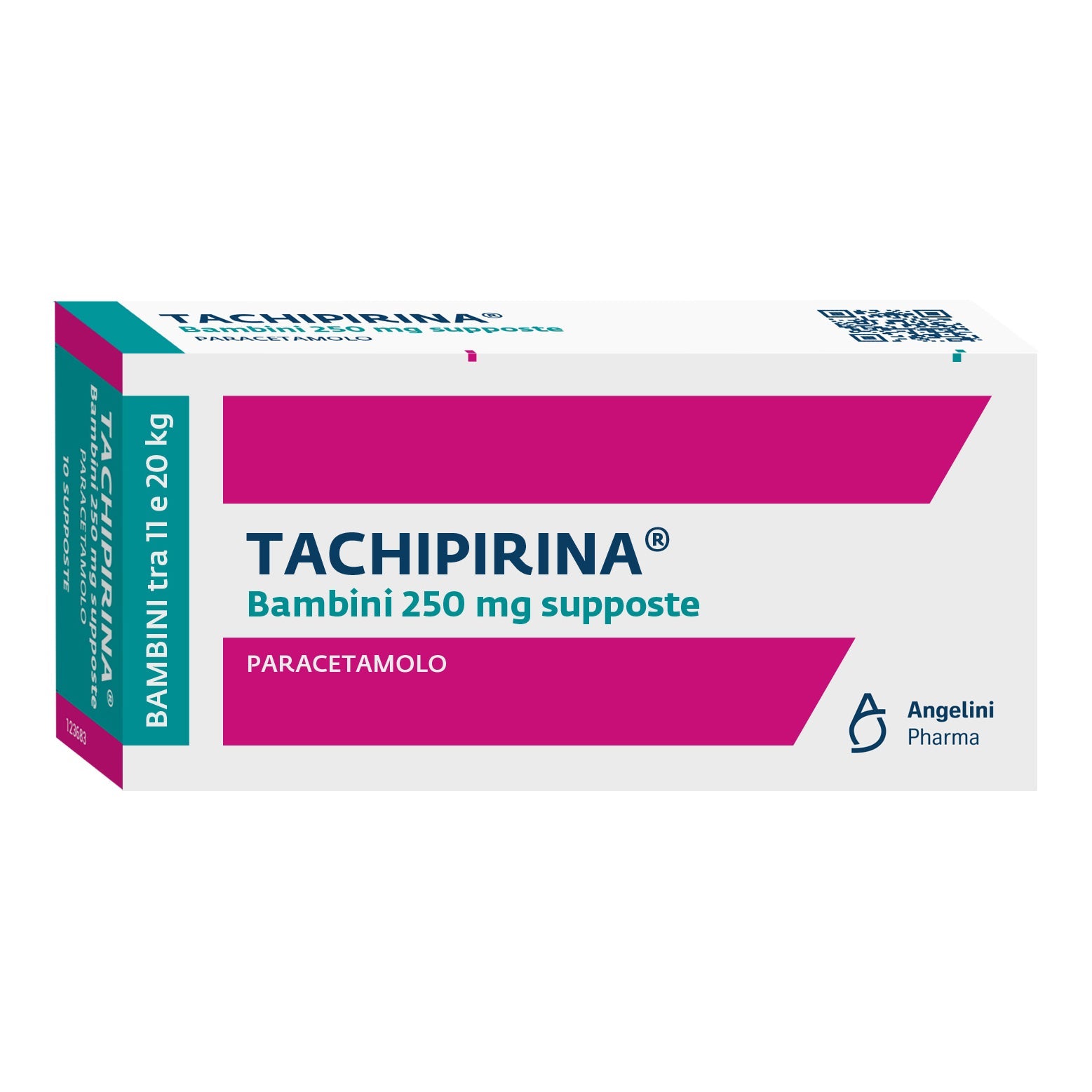TACHIPIRINA*BB 10 supp 250 mg