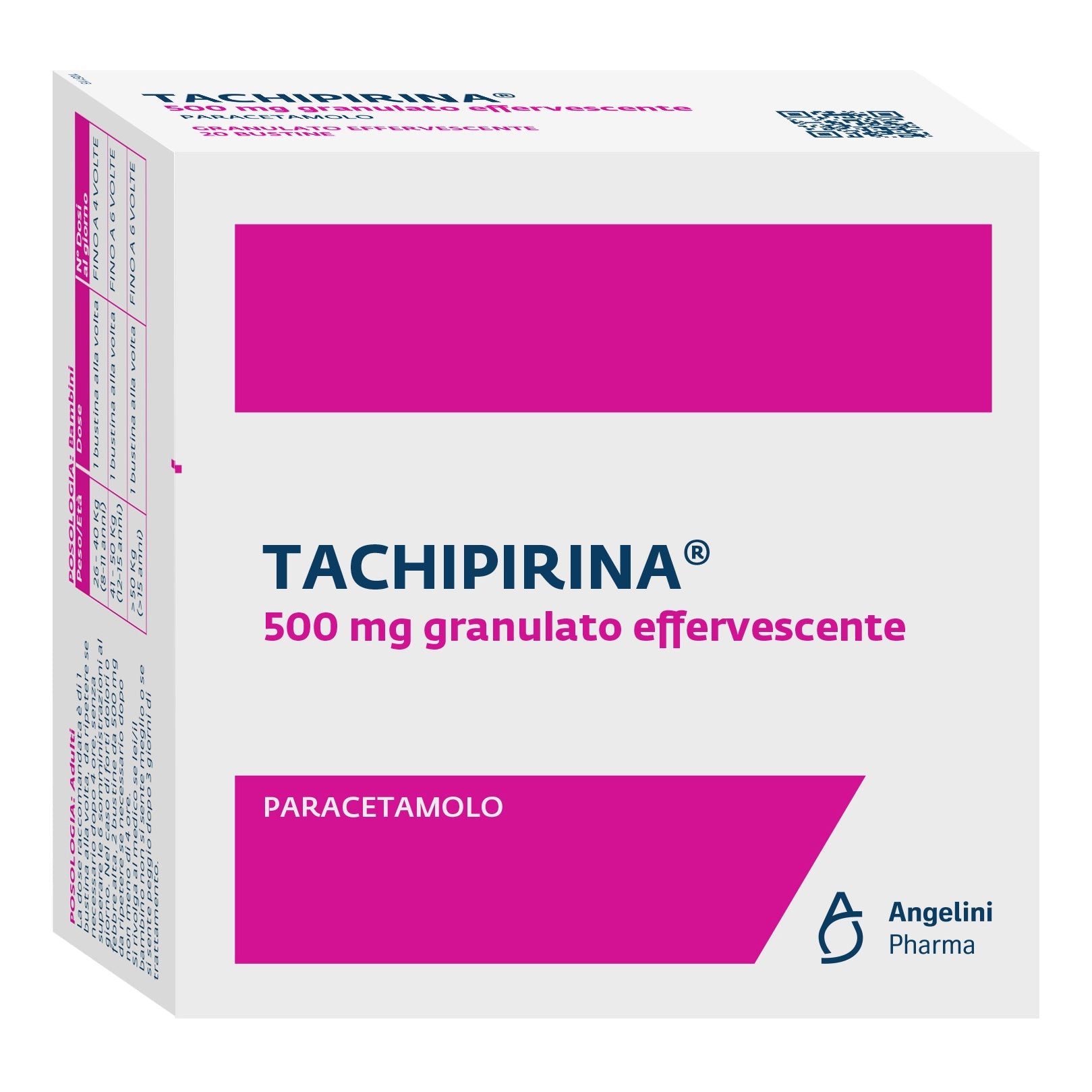 TACHIPIRINA*20 bust grat eff 500 mg