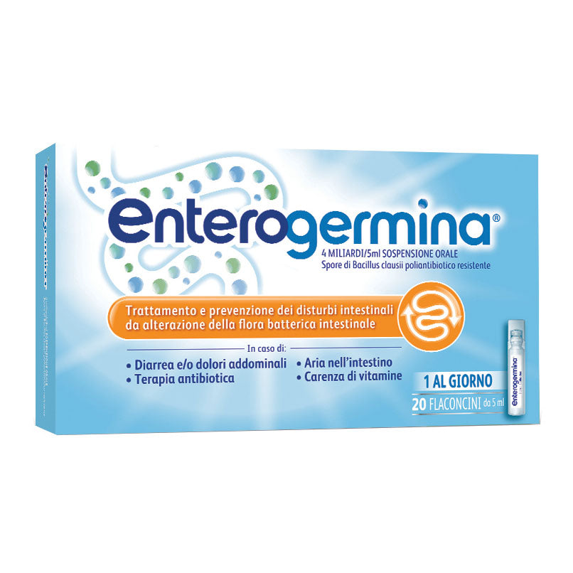 ENTEROGERMINA*orale sosp 20 flaconcini 4 mld 5 ml