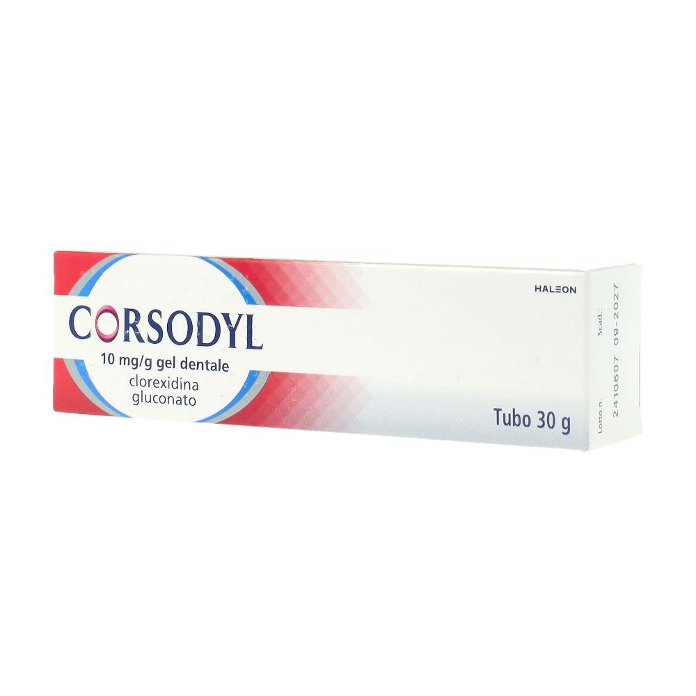 CORSODYL*gel dentale tubo 30 g 1 g/100 g