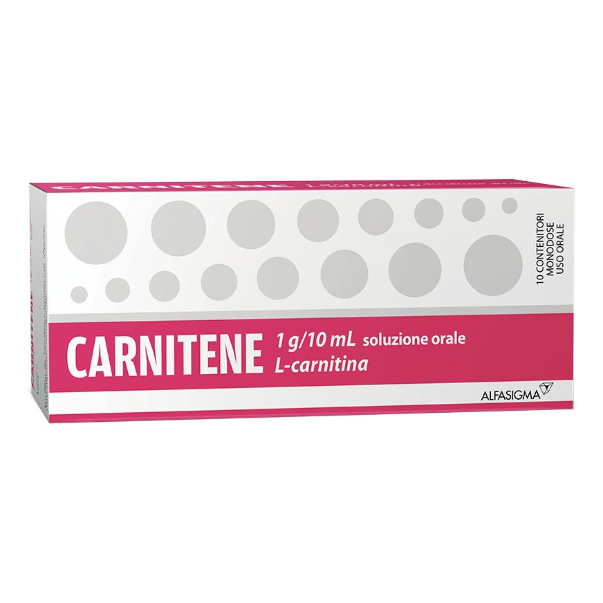 CARNITENE*orale soluz 10 flaconcini 1 g/10 ml