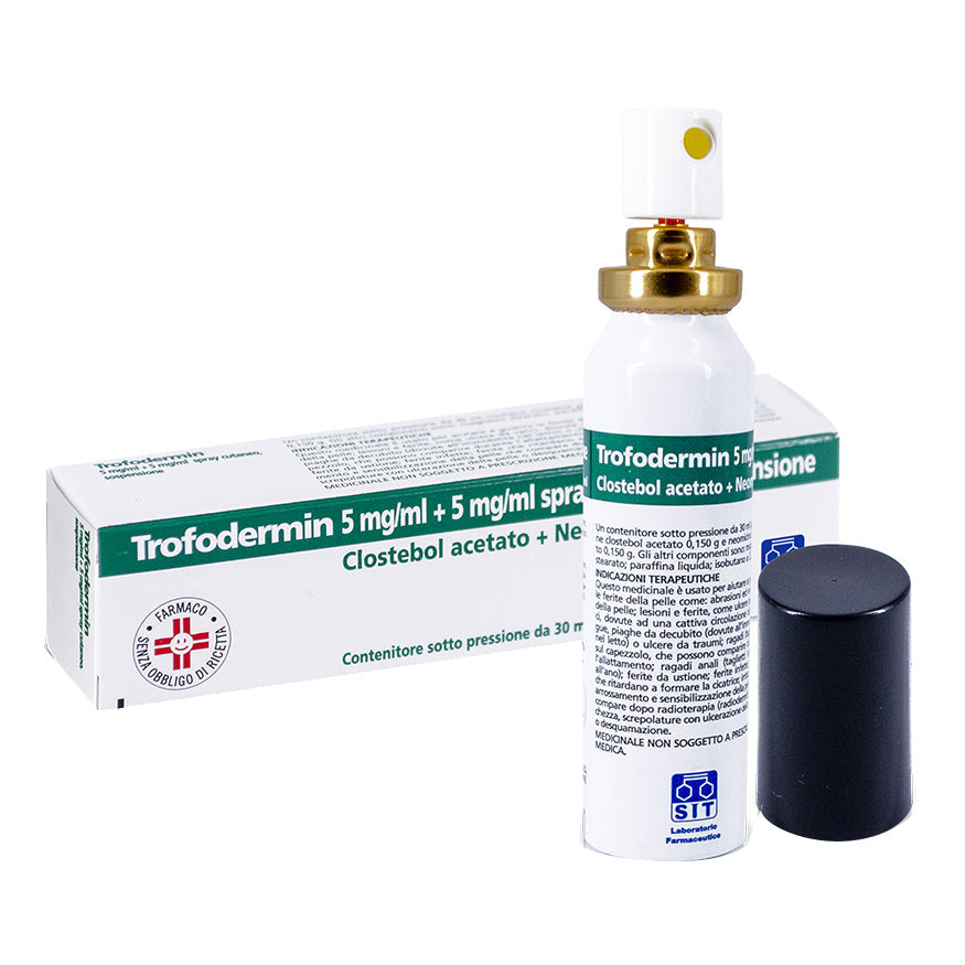 TROFODERMIN*spray cut 30 ml 5% + 5%