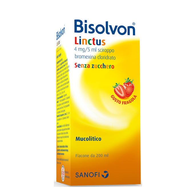 BISOLVON*sciroppo 200 ml 4 mg/5 ml aroma fragola