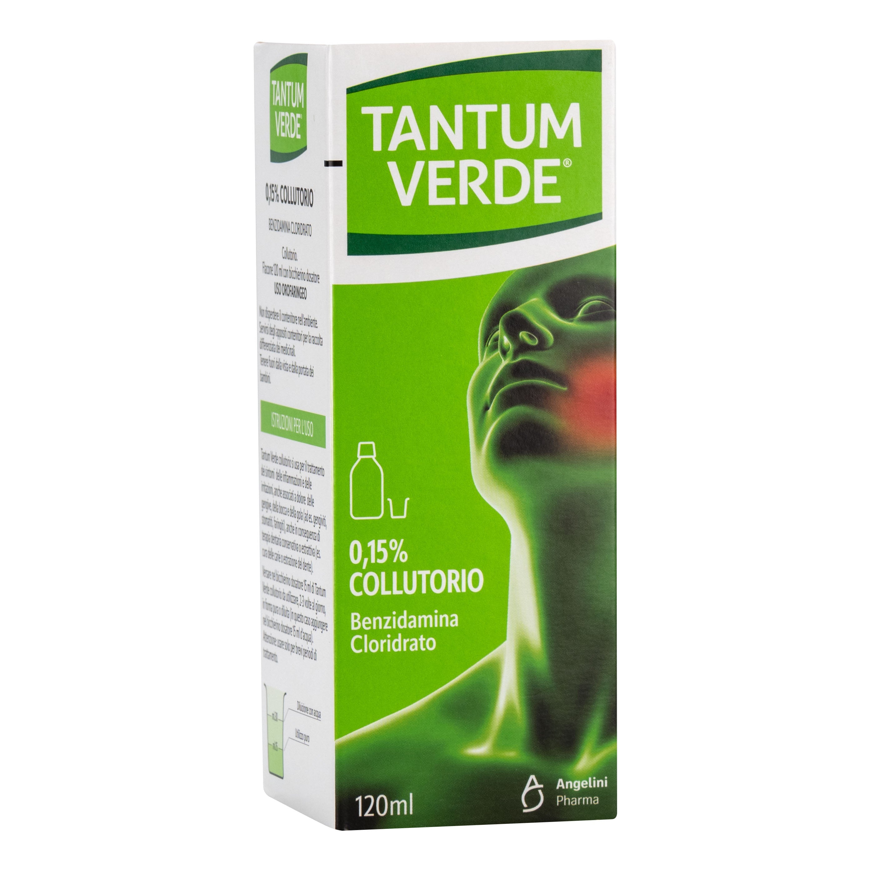 TANTUM VERDE*collutorio 120 ml 0,15%