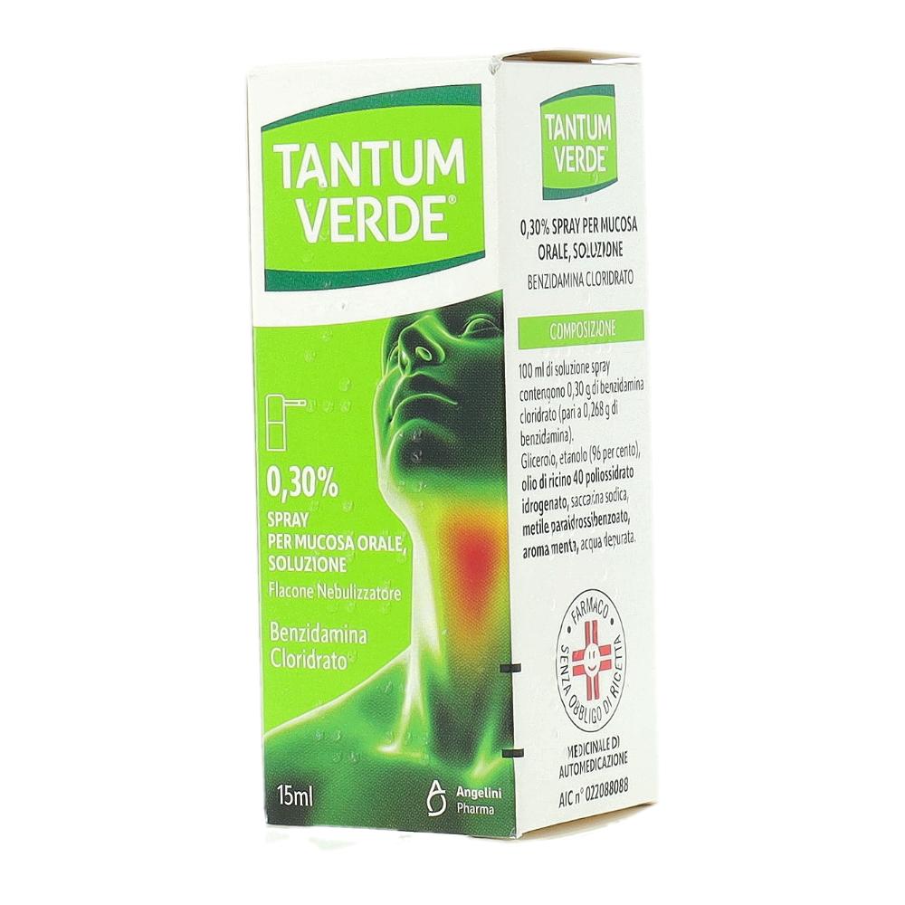 TANTUM VERDE*soluz mucosa orale 15 ml 0,3%