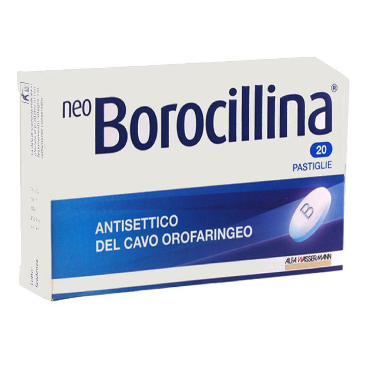 NEOBOROCILLINA*20 pastiglie 1,2 mg + 20 mg menta