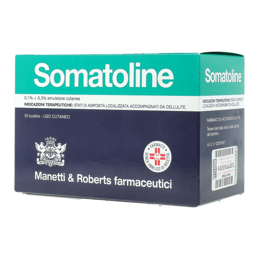 SOMATOLINE*emuls cutanea 30 bust 0,1% + 0,3%