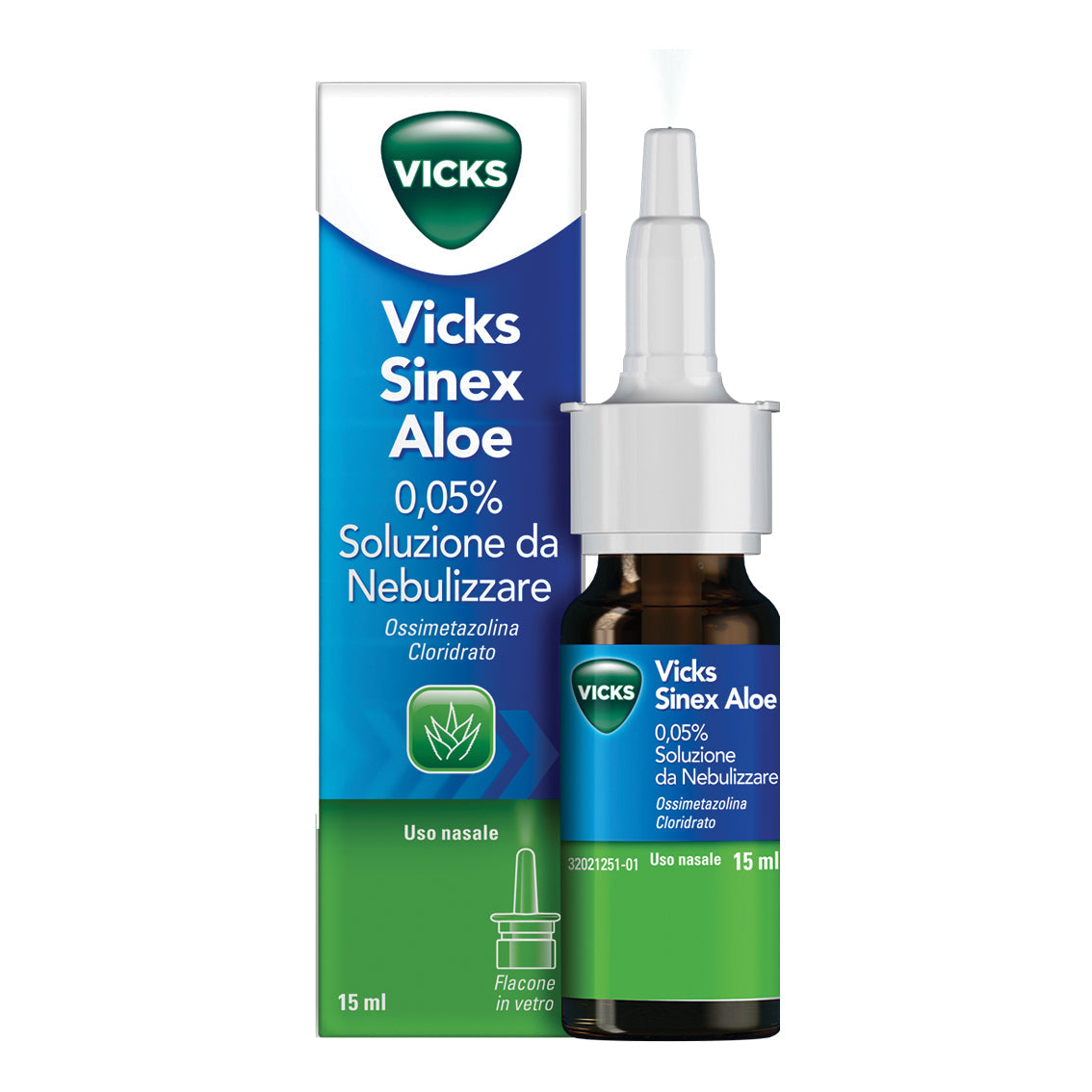 VICKS SINEX ALOE*soluz nebul 15 ml 0,05%
