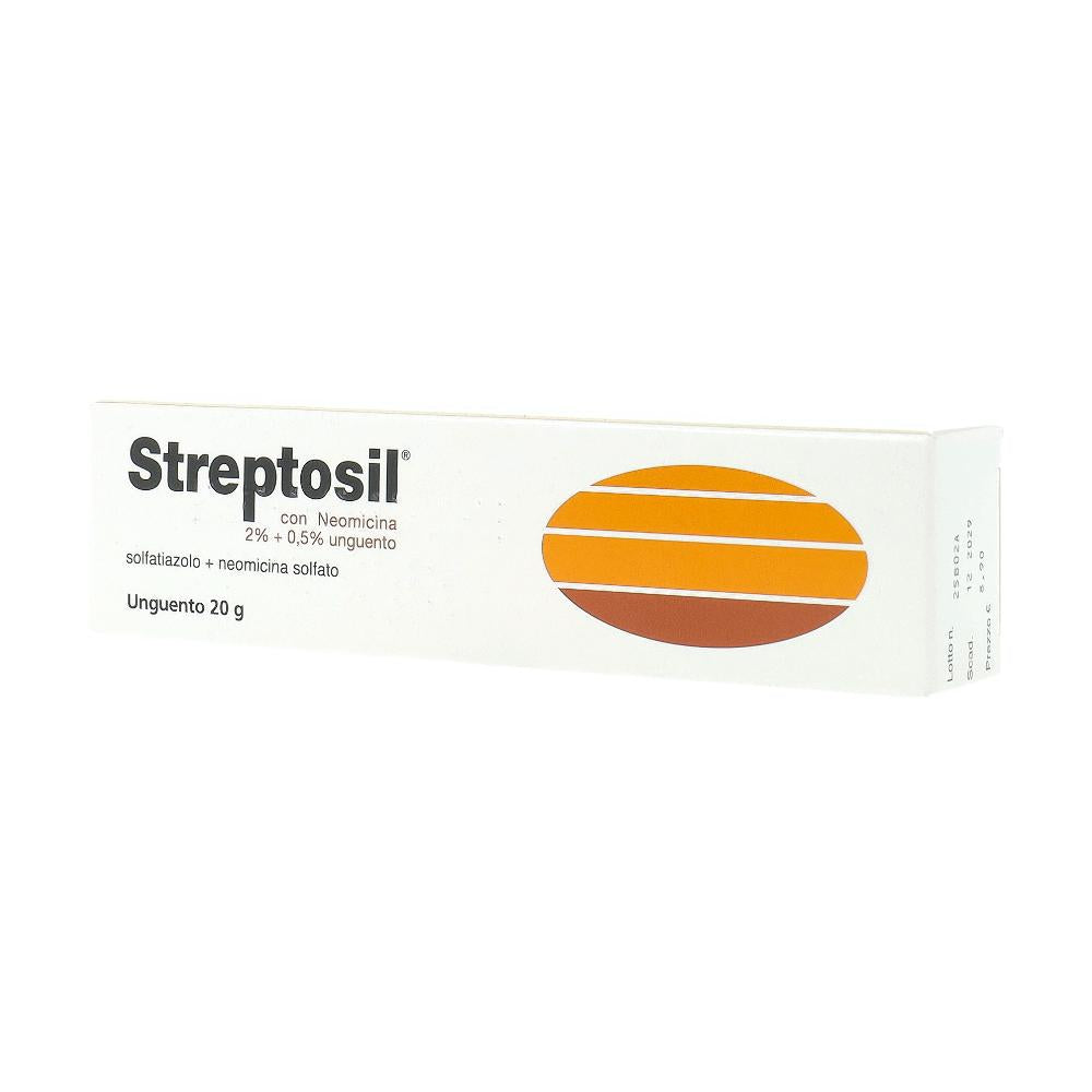 STREPTOSIL NEOMICINA*ung derm 20 g 2% + 0,5%