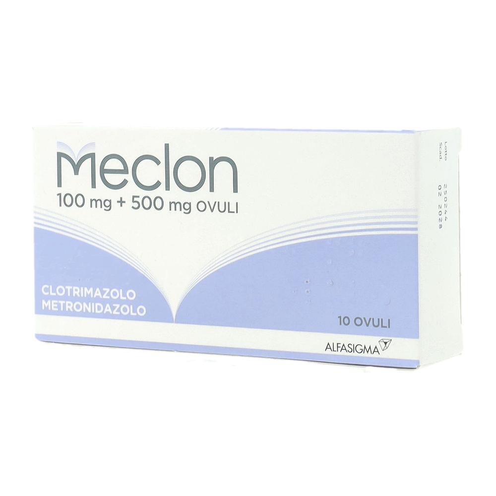 MECLON*10 ovuli vag 100 mg + 500 mg