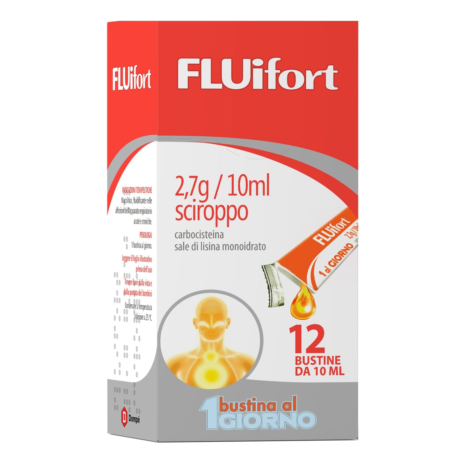 FLUIFORT*sciroppo 12 bustine 2,7 g/10 ml