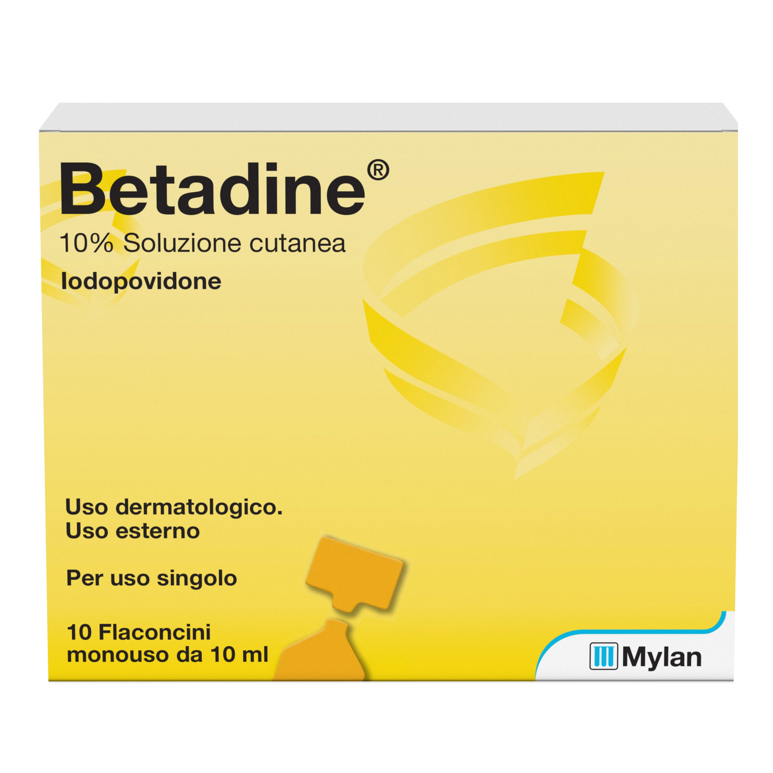 BETADINE*soluz cutanea 10 flaconcini monouso 10 ml 10%
