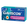 GAVISCON*24 cpr mast 500 mg + 267 mg menta