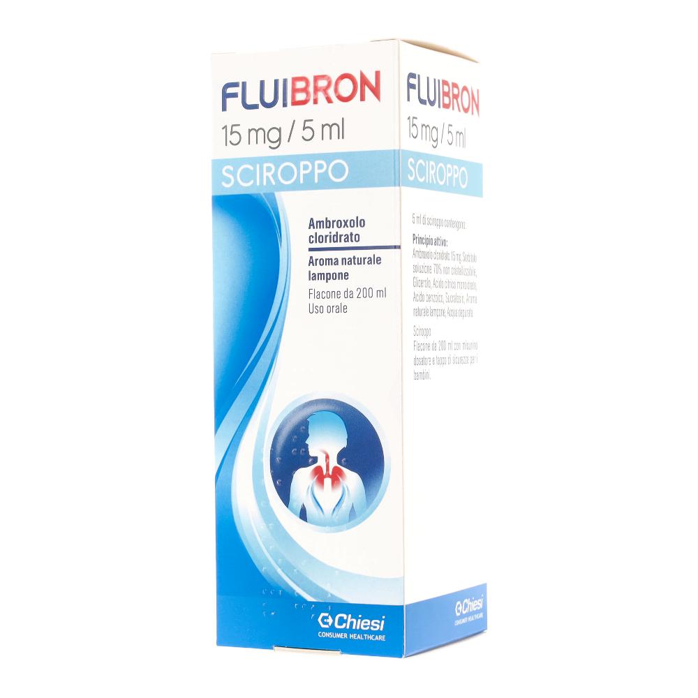 FLUIBRON*sciroppo 200 ml 15 mg/5 ml