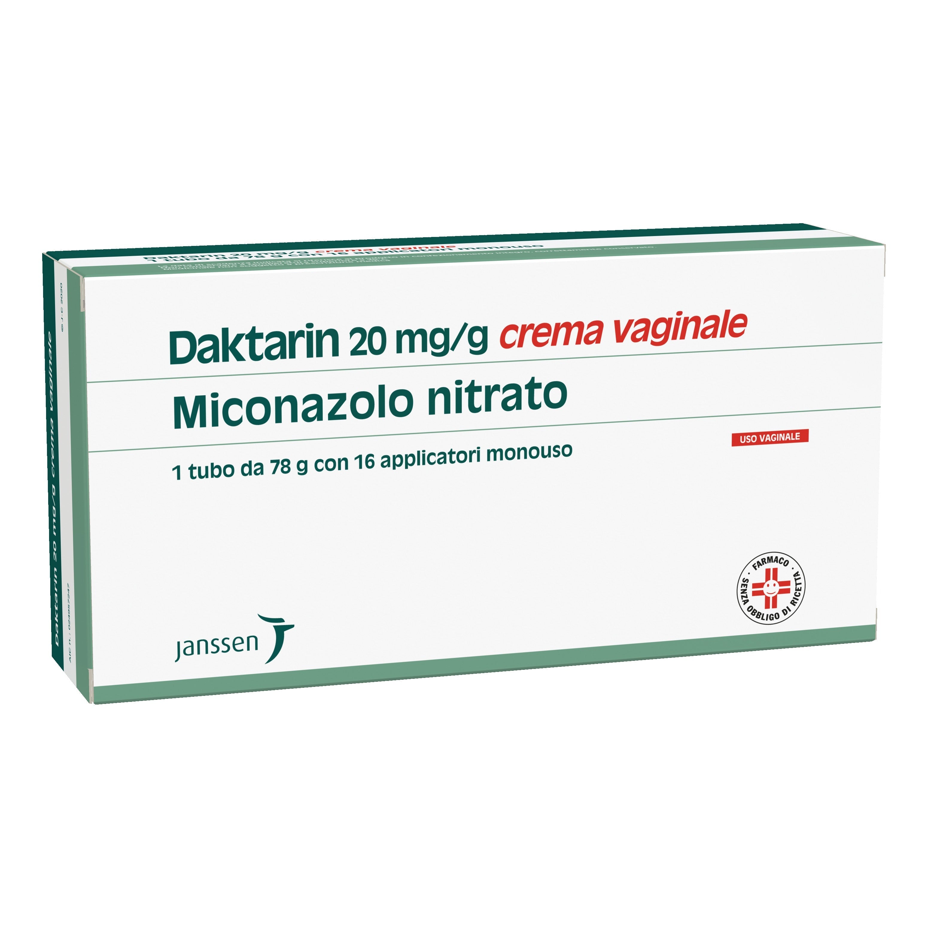 DAKTARIN*crema vag 78 g 20 mg/g + 16 applic