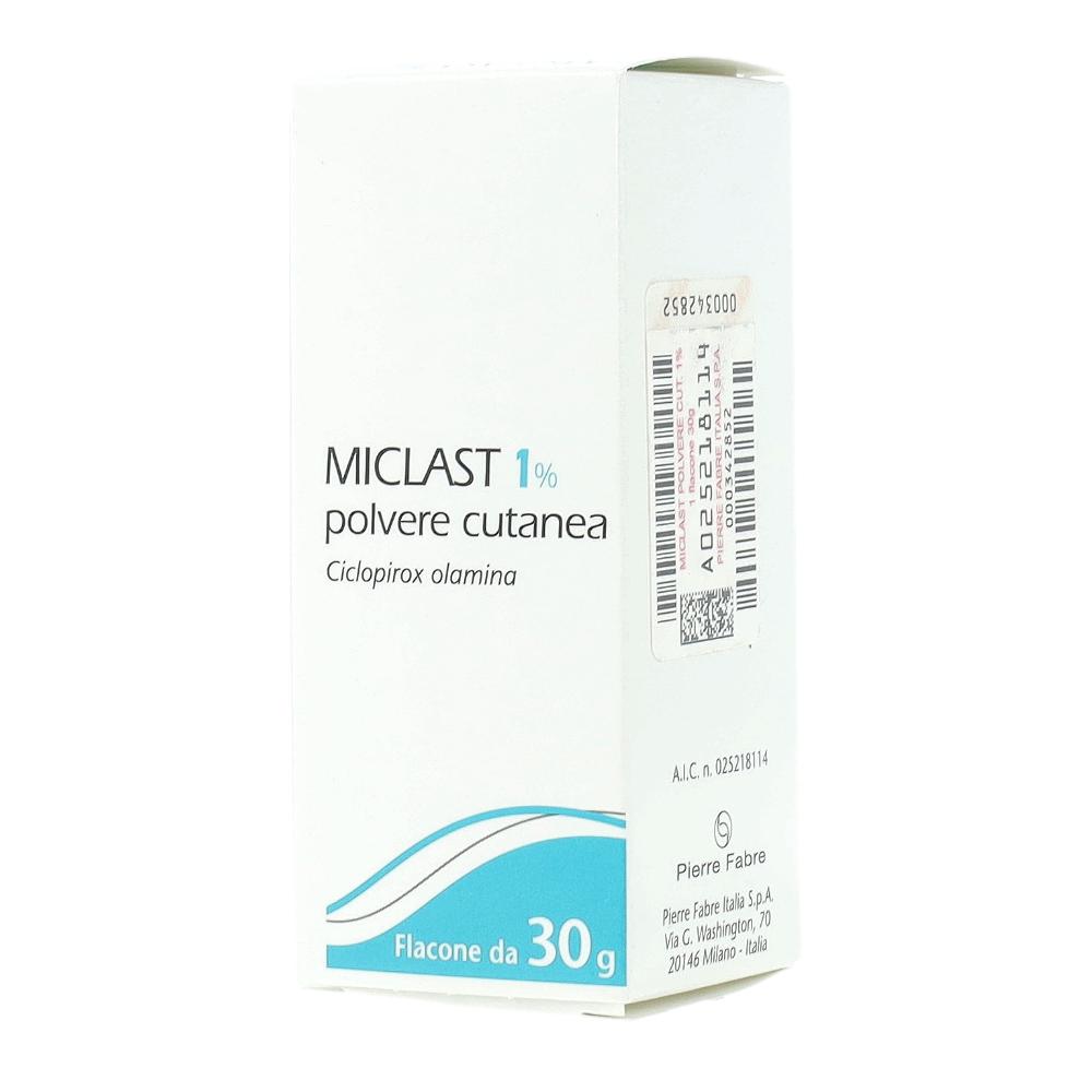 MICLAST*polv cutanea 30 g 10 mg/g
