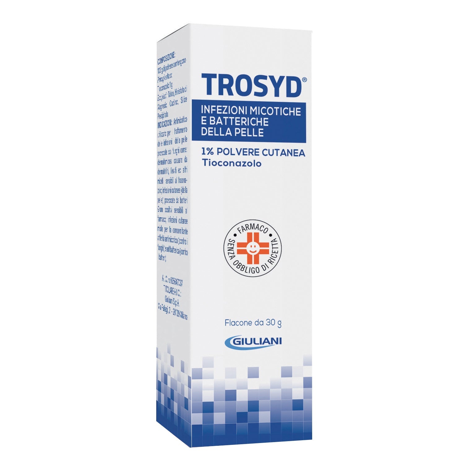 TROSYD*polv cutanea 30 g 1%