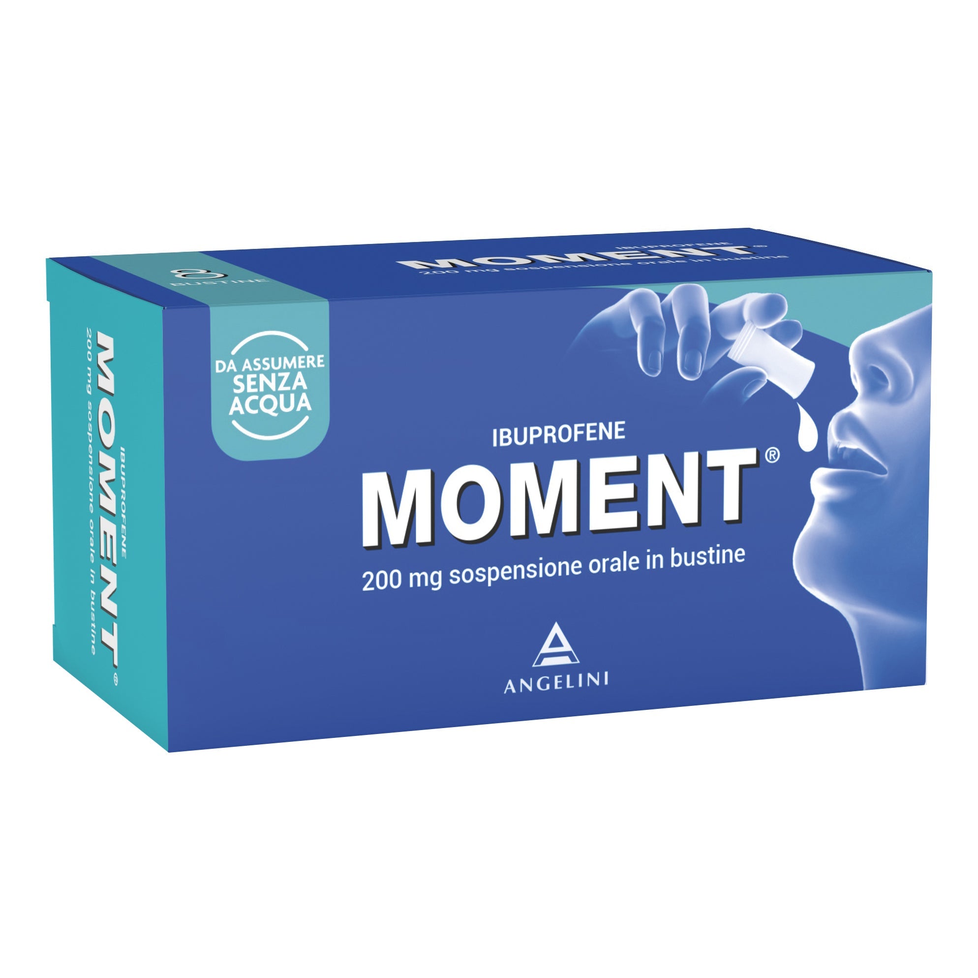 MOMENT*orale sosp 8 bust 200 mg