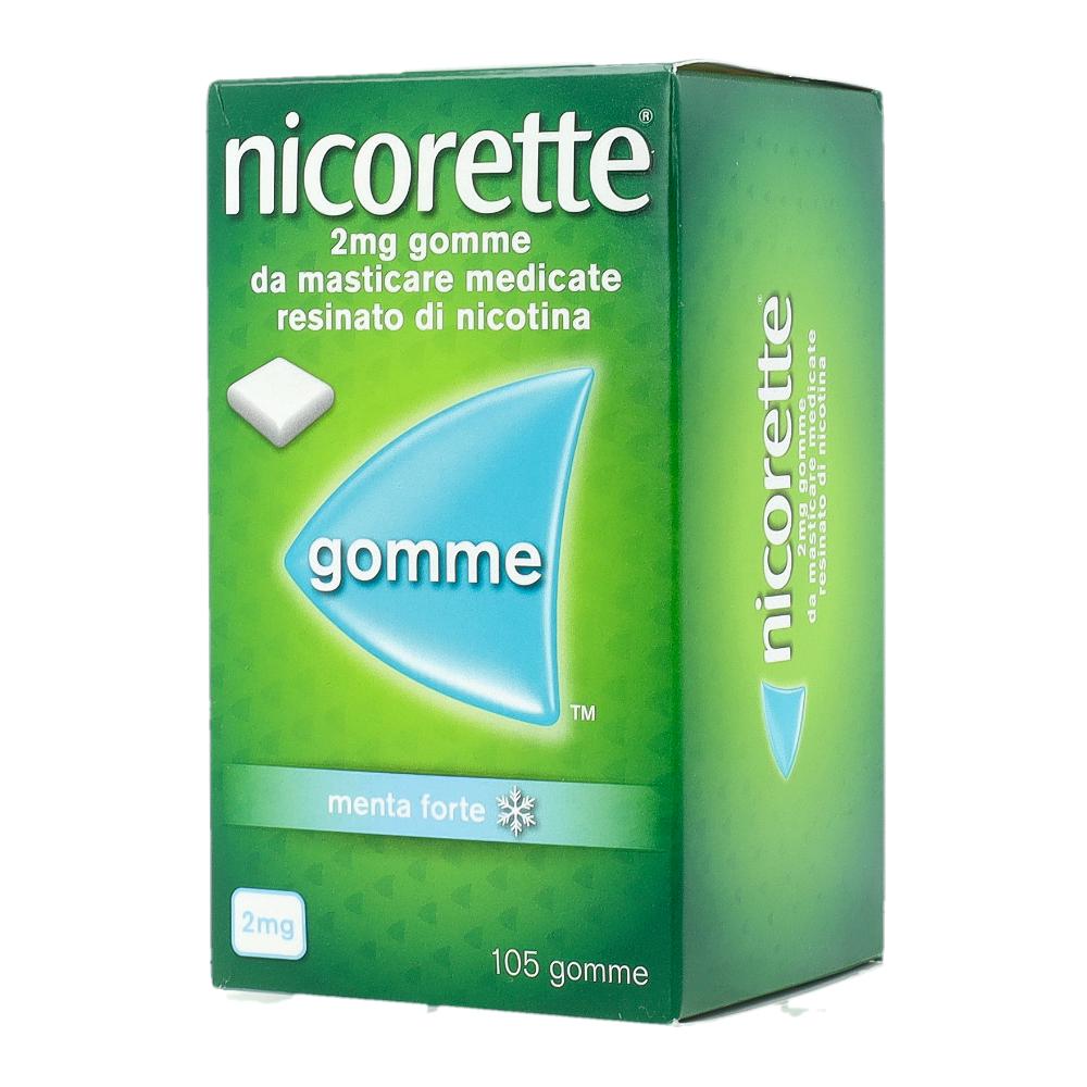 NICORETTE*105 gomme mast 2 mg menta forte