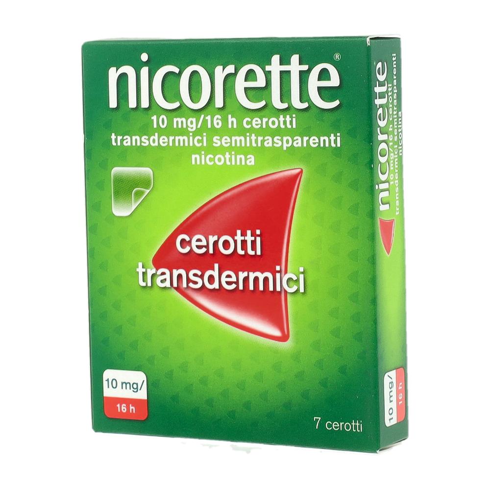 NICORETTE*7 cerotti transdermici 10 mg/16 ore