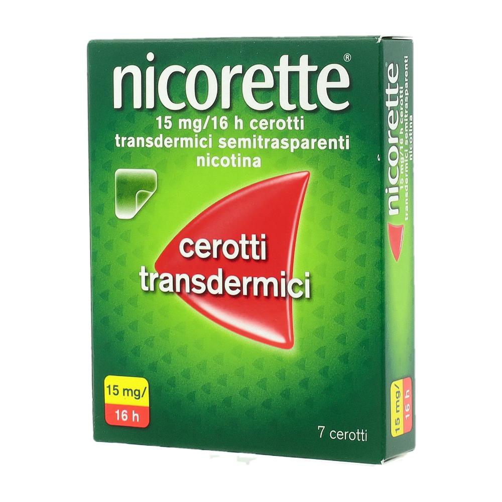 NICORETTE*7 cerotti transdermici 15 mg/16 ore