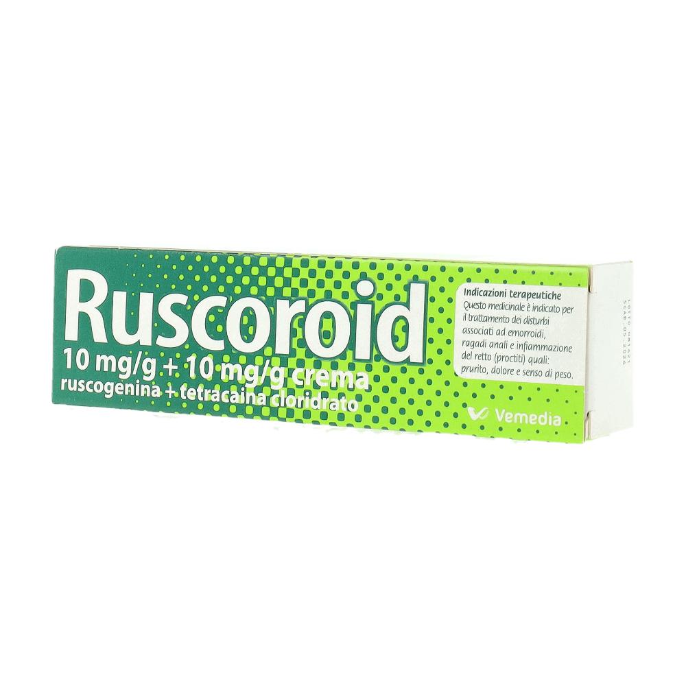 RUSCOROID*crema rettale 40 g 1% + 1%