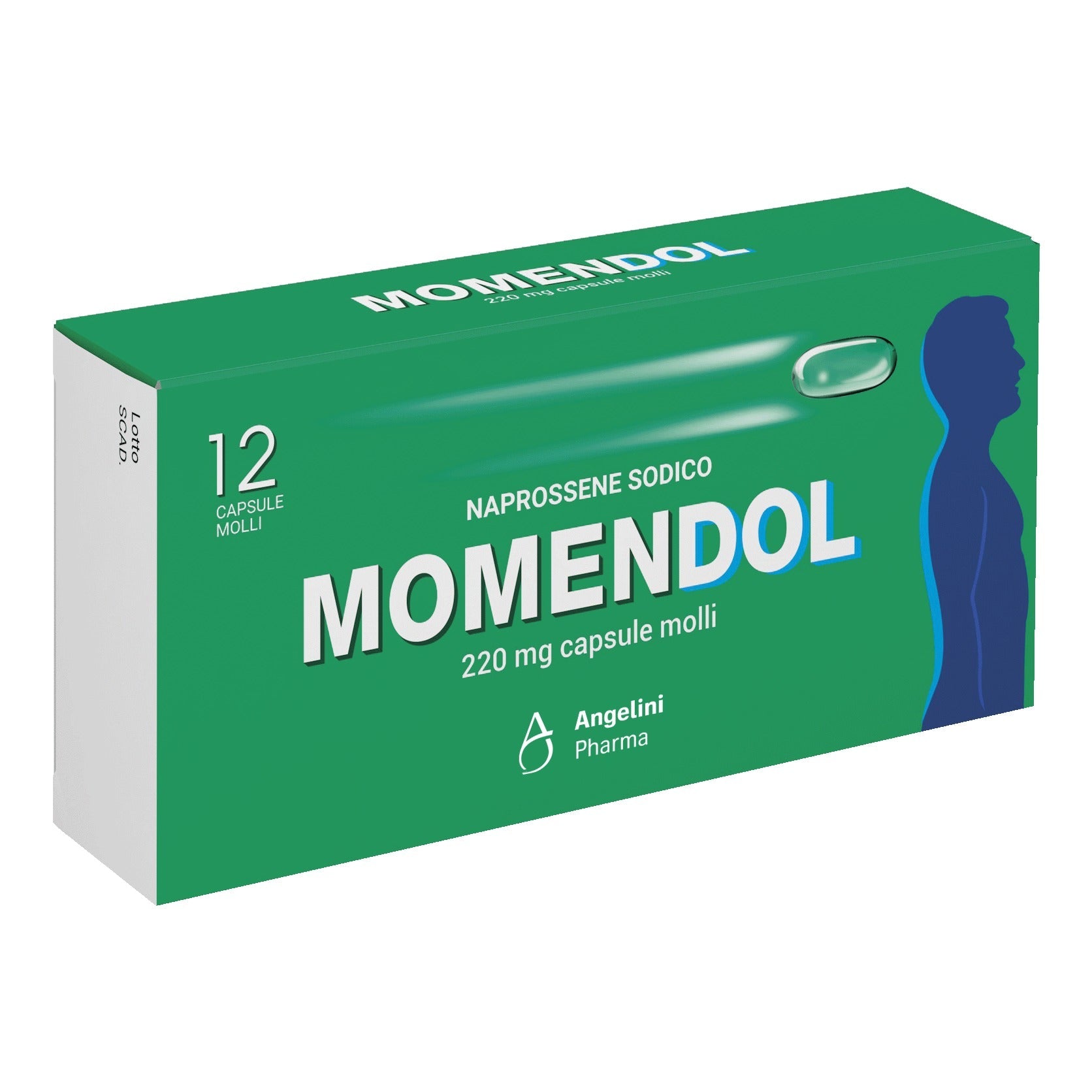 MOMENDOL*12 cps molli 220 mg