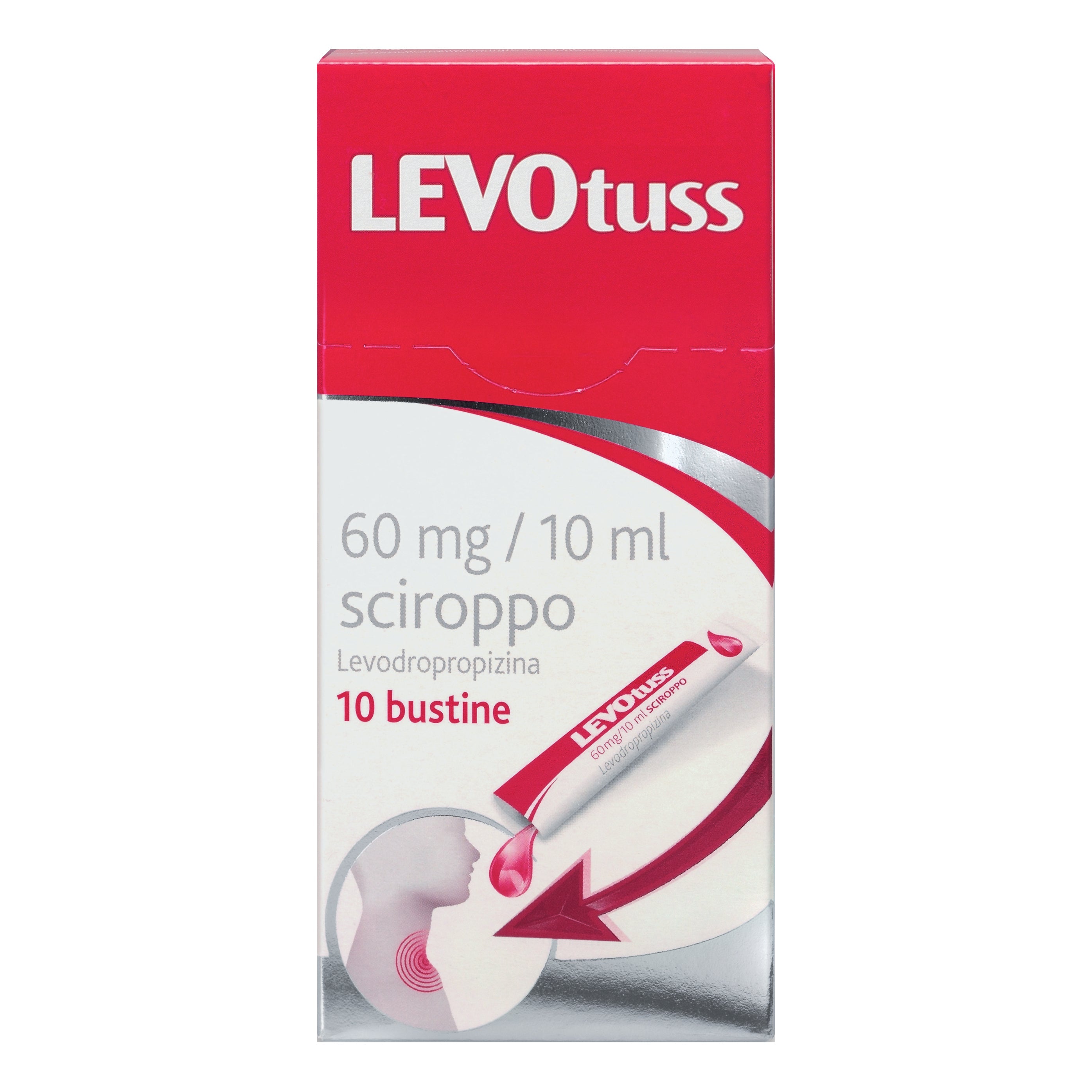 LEVOTUSS*sciroppo 10 bust 60 mg/10 ml