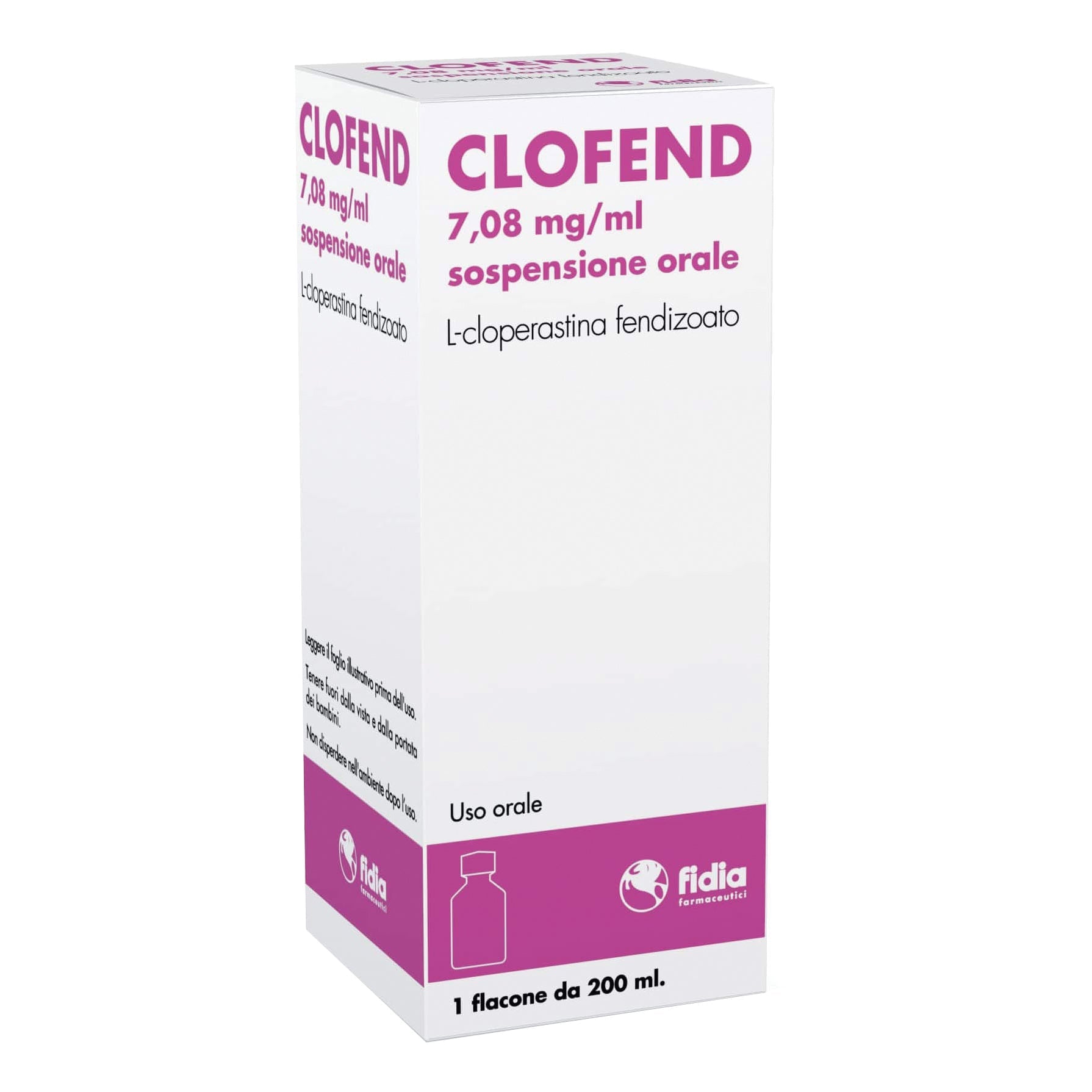 CLOFEND*orale sosp 200 ml 7,08 mg/ml