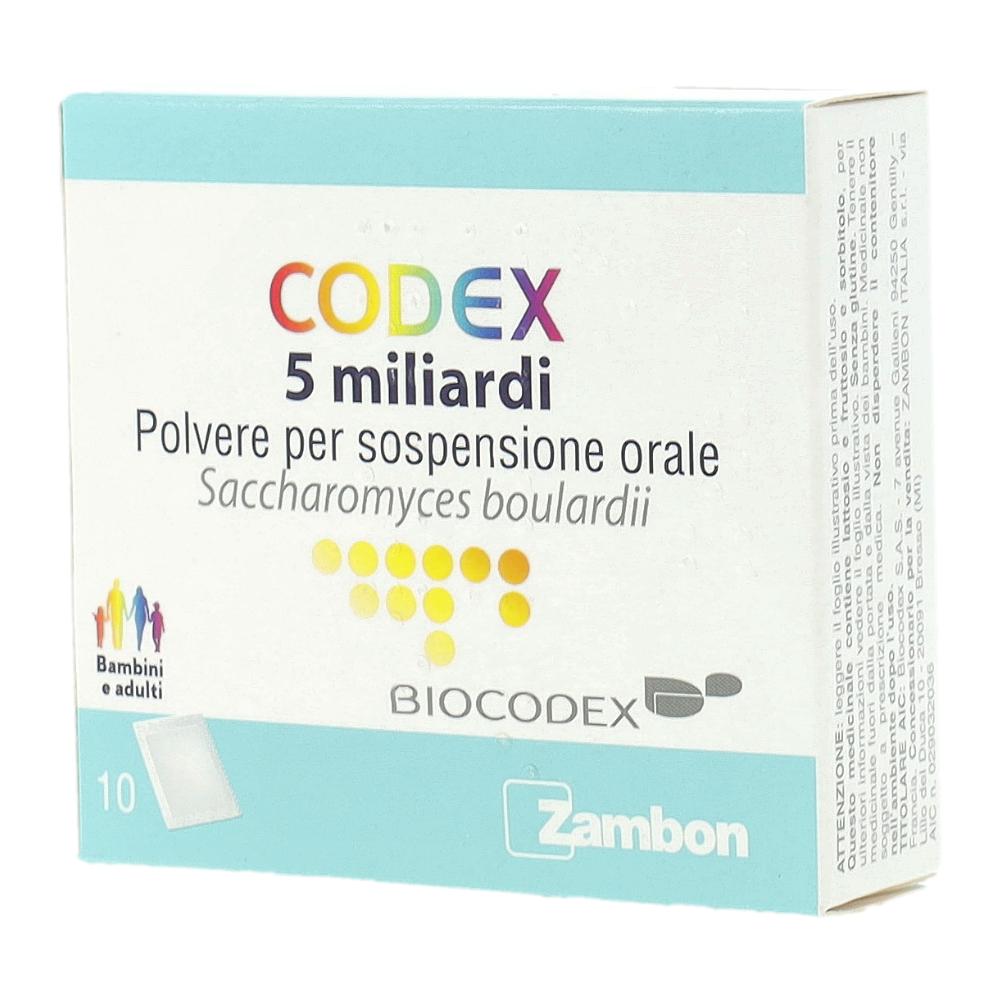 CODEX*10 bust polv orale 5 mld 250 mg