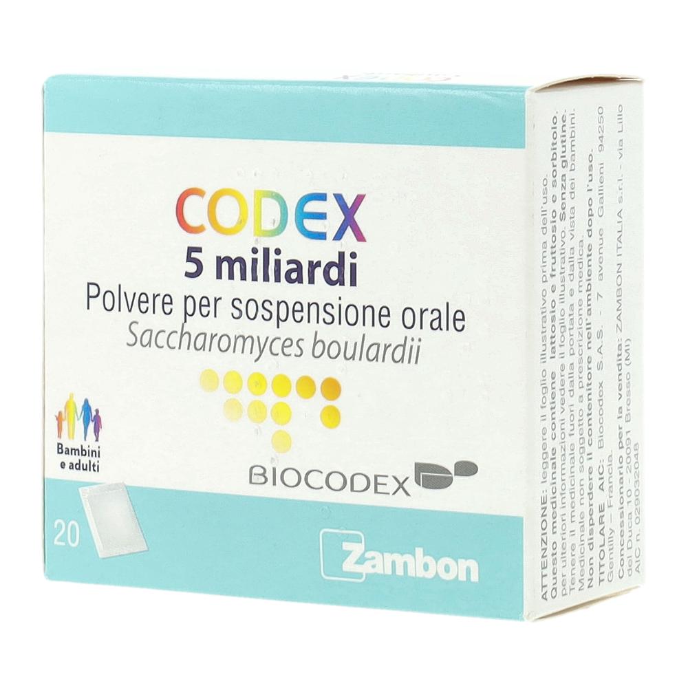 CODEX*20 bust polv orale 5 mld 250 mg