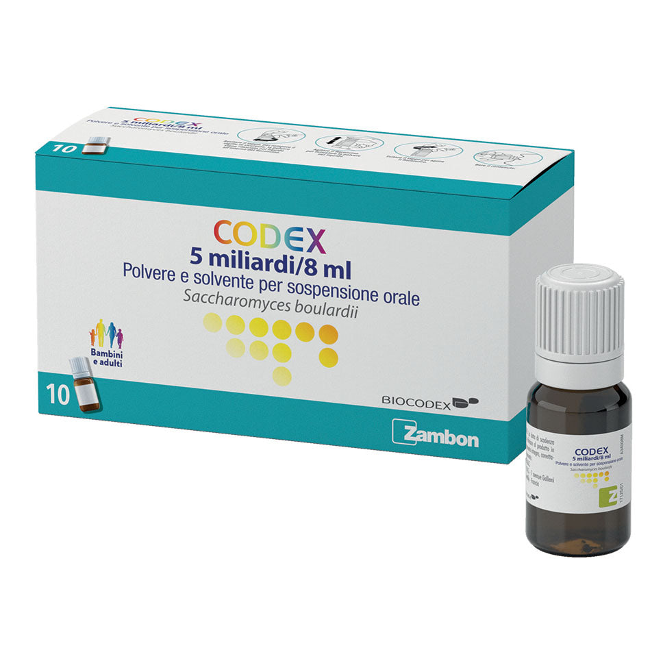 CODEX*orale sosp 10 flaconcini 5 mld 8 ml