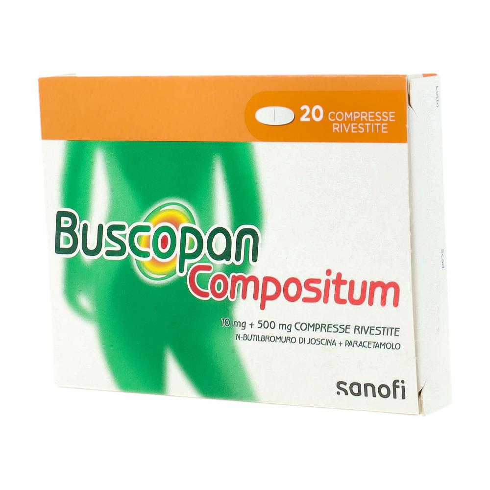 BUSCOPAN COMPOSITUM*20 cpr riv 10 mg + 500 mg