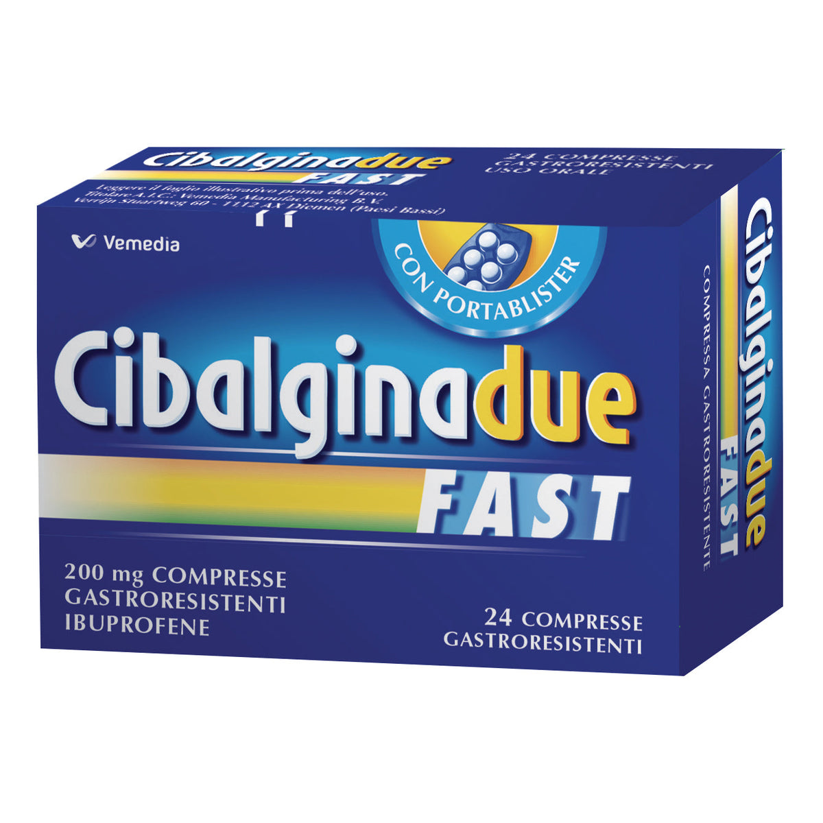 CIBALGINA DUE FAST*24 cpr gastrores 200 mg