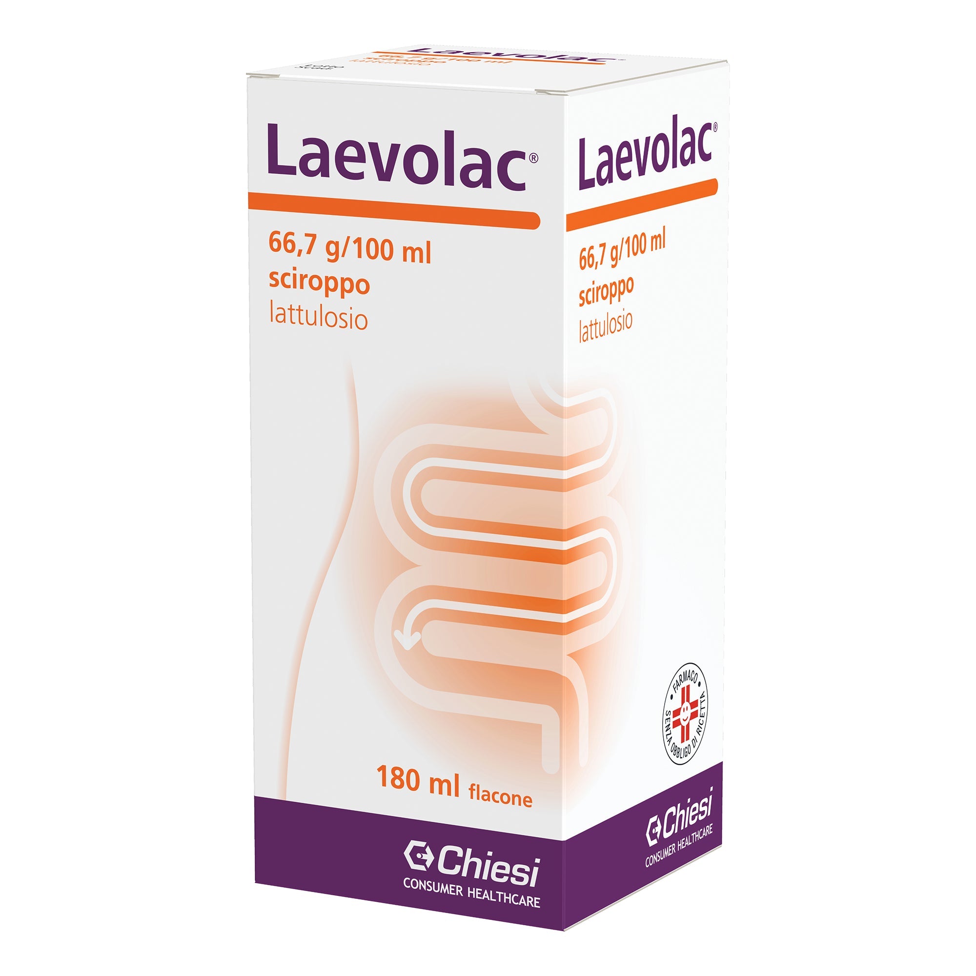 LAEVOLAC*sciroppo 180 ml 66,7 g/100 ml flacone