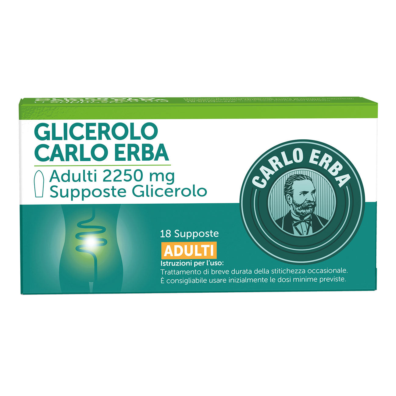 GLICEROLO (CARLO ERBA)*AD 18 supp 2.250 mg