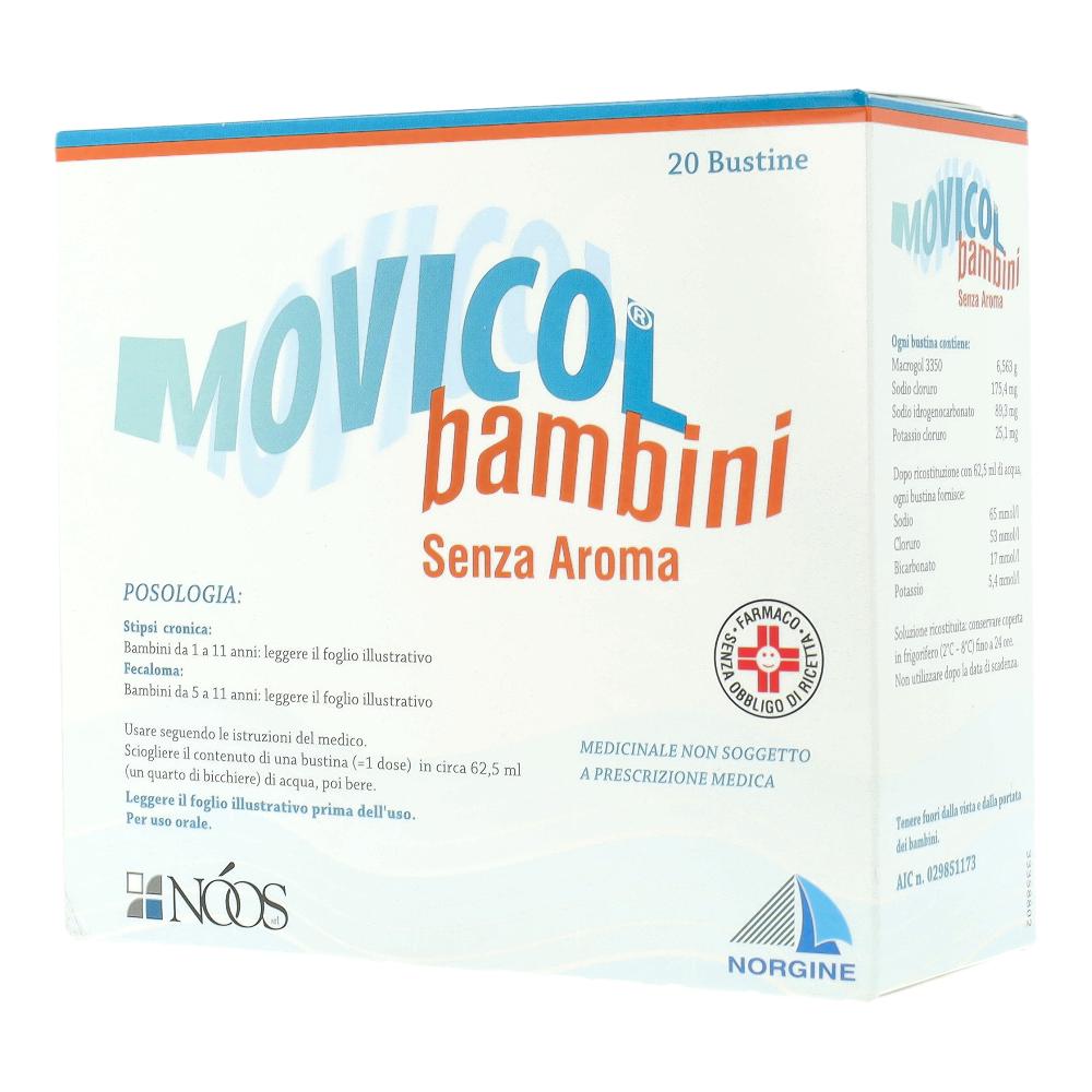 MOVICOL*BB 20 bust polv orale 6,9 g senza aroma